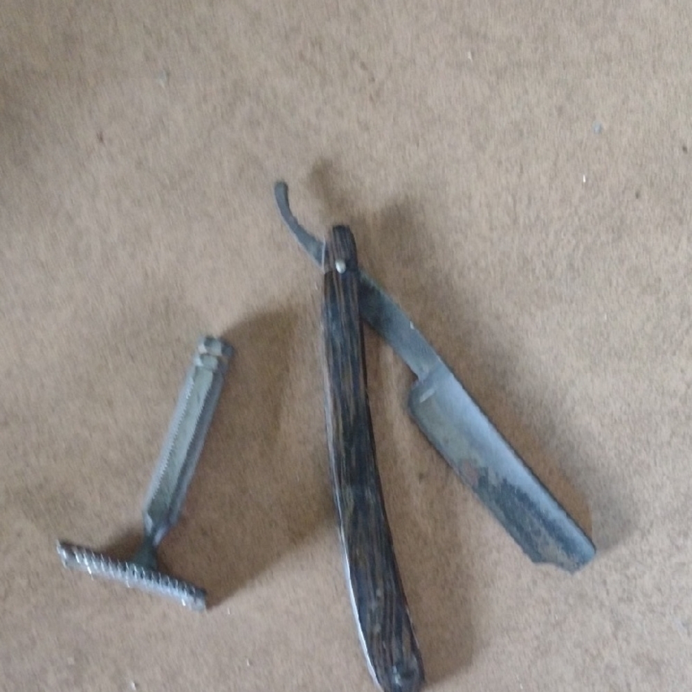 Classic Black Straight Razor for Men